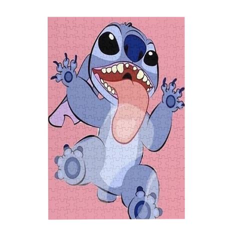 Jigsaw Puzzle Stitch Picture Puzzle Lilo And Stitch Wooden Puzzles Fun