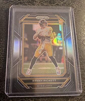 Panini Chronicles Prizm Black Silver Holo Kenny Pickett Rookie Ebay