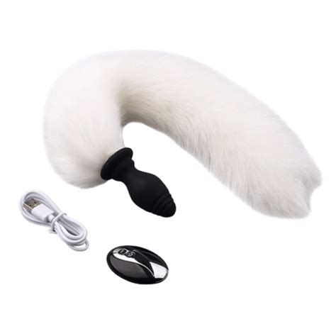 Plug Anal Fox Tail Con Vibraci N Fantasy Sexshop