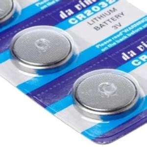 Pilha Bateria Lithium Moeda Cr2032 3v Cartela 10 Unidades Leroy Merlin