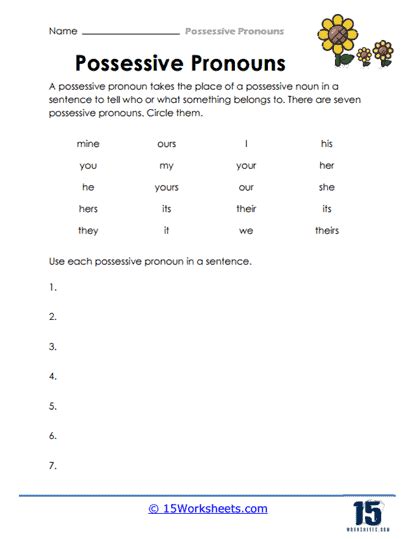 Pronouns Worksheets 15 Worksheets Library