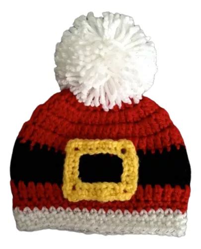 Gorro Gorrito Tejido Bebé Navidad Navideño Navidad Santa | Cuotas sin ...