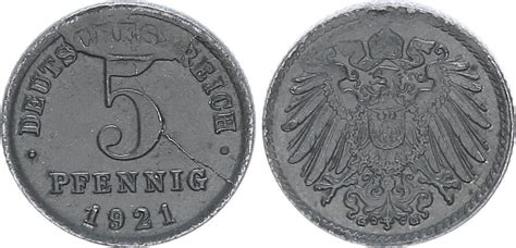 Deutschland Kaiserreich Pfennig Fehlpr Gung Pfennig G Starke