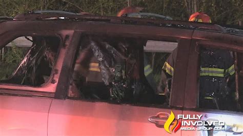 Firefighters Rescue Trapped Man From Burning Vehicle Youtube