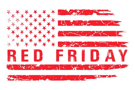 Red Friday Flag Design Graphic by Flag Station · Creative Fabrica