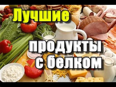ЛУЧШИЕ БЕЛКОВЫЕ ПРОДУКТЫ - YouTube