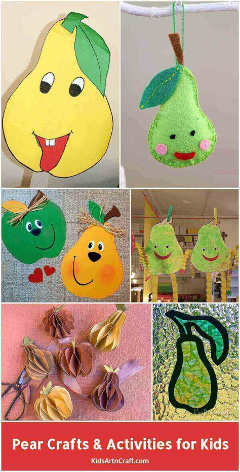 Pear Crafts And Activities For Kids Kids Art And Craft