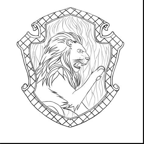 Hogwarts Crest Drawing at GetDrawings | Free download