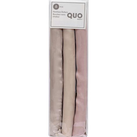 Satin Heatless Rollers by Quo Beauty for Effortless Waves & Curls