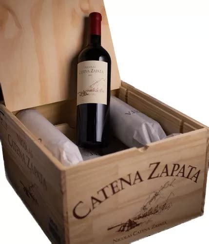 Vinho Argentino Nicolas Catena Zapata Cx Madeira Un Frete Gr Tis