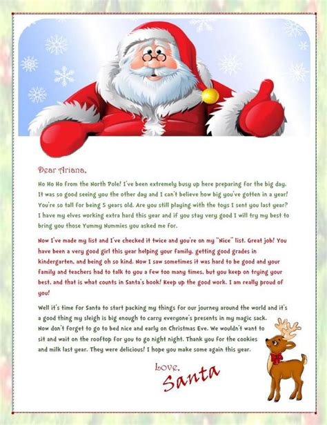 Pin On Santa Letter