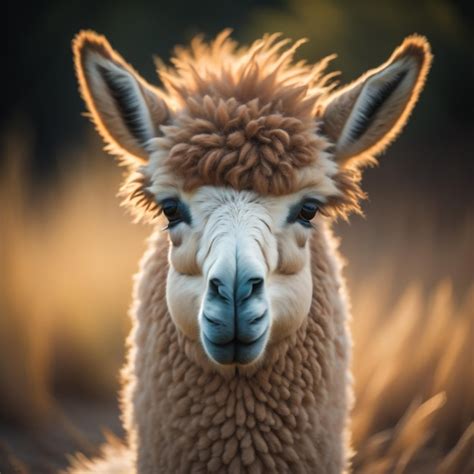 Premium Photo Portrait Of Alpaca