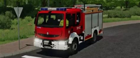 Fs Renault Midlum Gba V Fire Department Mod F R Farming