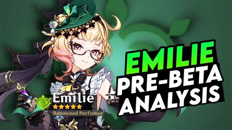 New Update Emilie Complete Kit Skills Burst Talents Signature