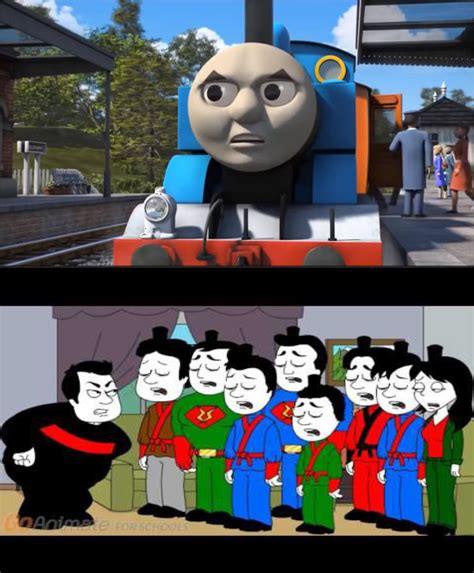 Thomas hates Thomas and friends getgroundedseries by allahda on DeviantArt