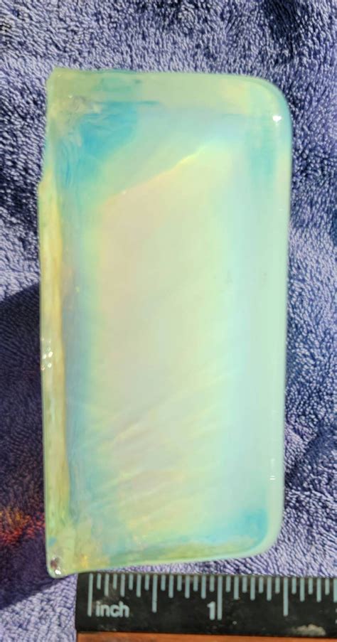 Opalite Synthetic Opal Glass Tile Chipped Block Rough For Etsy De