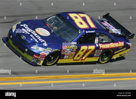 Joe Nemechek Races During The Daytona 500 At The Daytona International