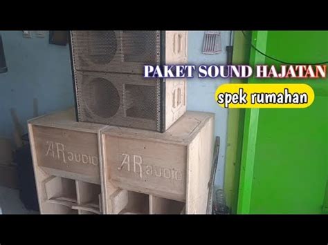 Satu Set Box Sound Miniatur Cocok Buwat Hajatan Kecil Kecilan Youtube