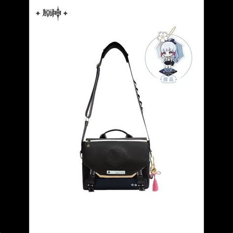 [bonus Acrylic Keychain] Kamisato Ayaka School Ver Shoulder Bag