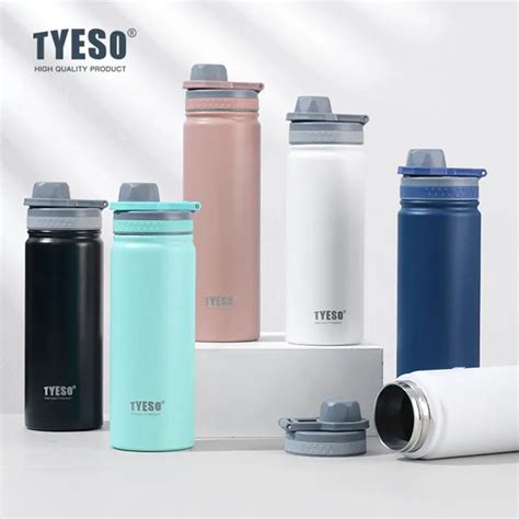 Original Tyeso Vacuum Flask Insulated Tumbler Hot And Cold Thermoflask