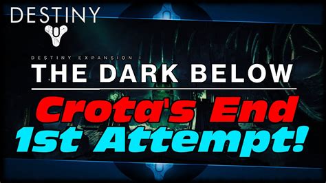 Destiny Crota S End Raid First Ever Blind Attempt The Dark Below