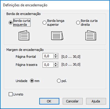 Como selecionar as configurações de impressão frente e verso Windows