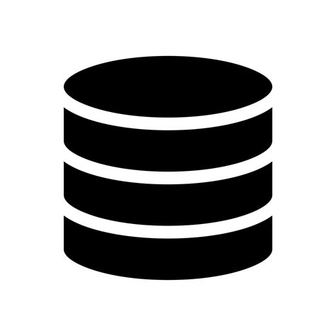 ícone plano de banco de dados 12802506 Vetor no Vecteezy