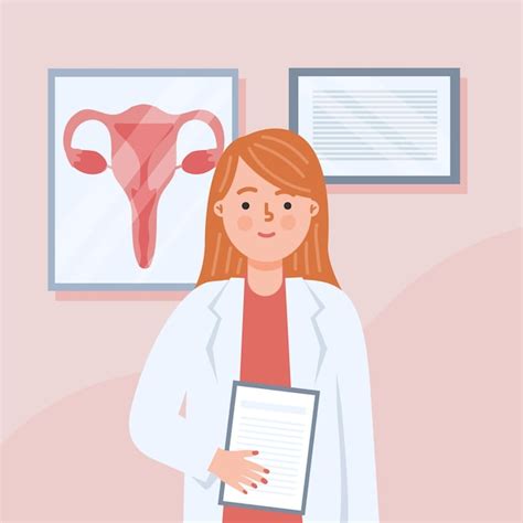 Premium Vector Gynecology Concept Illustration