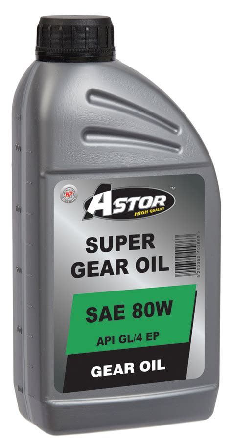 ASTOR SUPER GEAR OIL SAE 80W API GL/4 E.P.