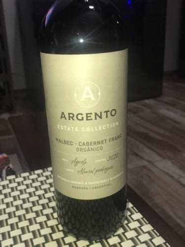 Argento Estate Collection Orgánico Malbec Cabernet Franc Vivino 日本