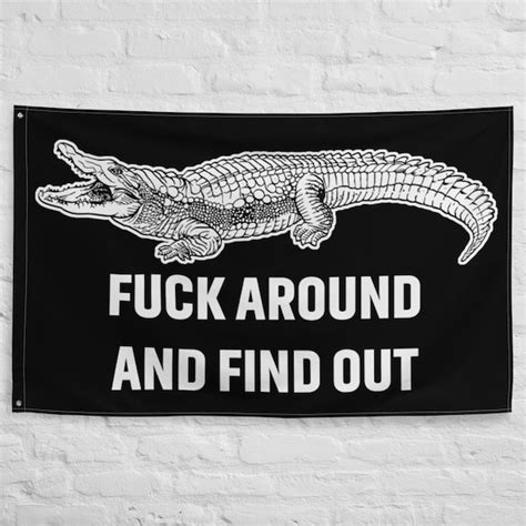Fuck Around And Find Out Flag Etsy
