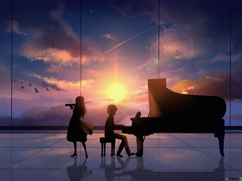 Shigatsu Wa Kimi No Uso Hd Descarga De Fondo De Pantalla