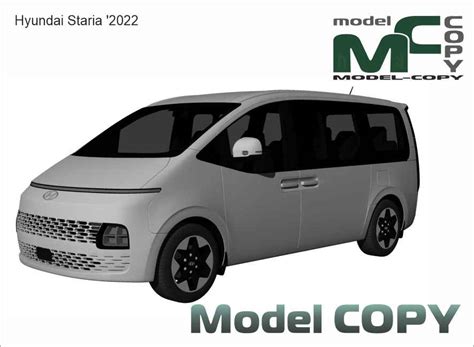 Hyundai Staria 2022 3d Model 18625 Model Copy Default