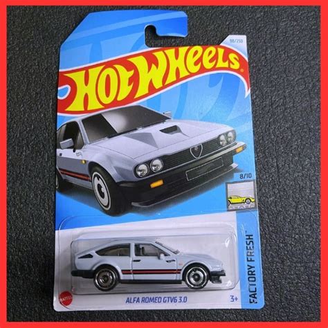 WM Free Shipping Hot Wheels Alfa Romeo GTV6 3 0 2024 Case D Grey Alfa