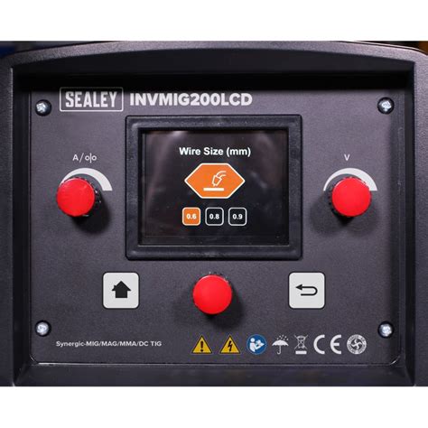 Sealey Inverter Welder Mig Tig And Mma 200a With Lcd Screen Workplace