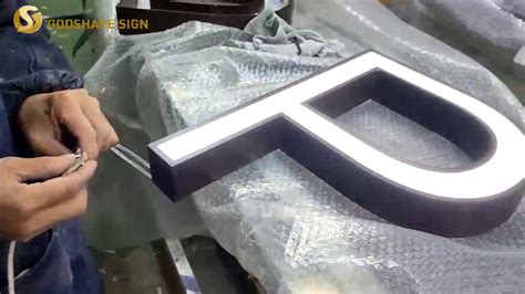 Diy Stainless Steel Front Led Light Letters Youtube