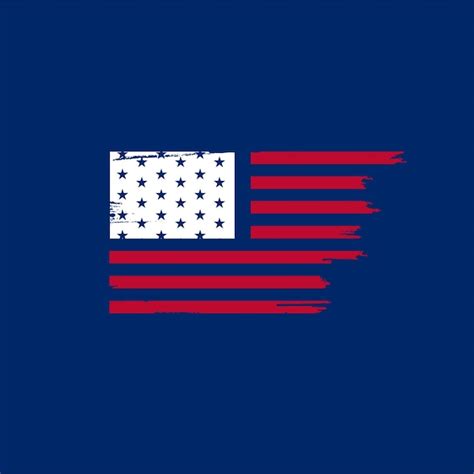 Premium Vector United States Of America Flag The Correct Proportions