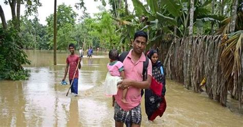 Assam Flood 25 People Killed Over 31 Lakh Affected Pm Modi Assures Help