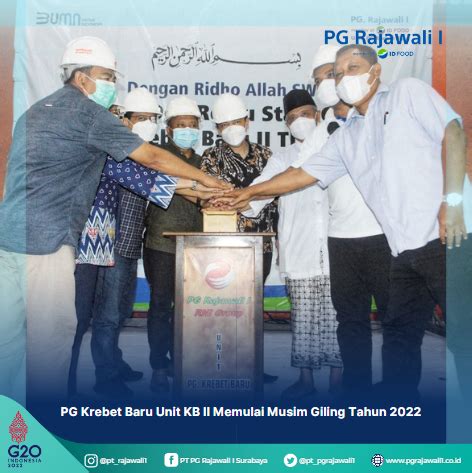 Pg Krebet Baru Ii Memulai Musim Giling Tahun Pt Pg Rajawali I