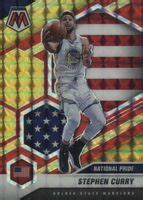 Stephen Curry 2020 Mosaic 249 National Pride Choice Fusion Red