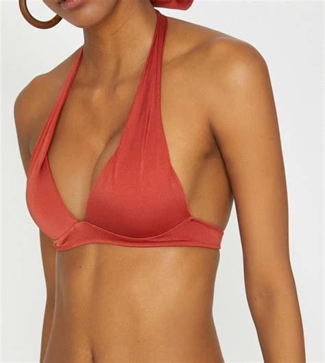 Buy Koton Solid Bikini Top In Brown Thstreet Saudi Arabia