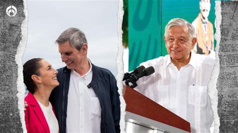 AMLO felicita a Sheinbaum por su boda pero pone en suspenso si irá