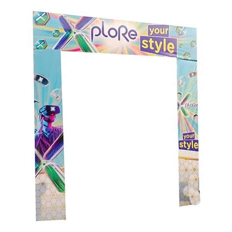 Feet Promotional Flex Arch Gate Design Pattern Printed At