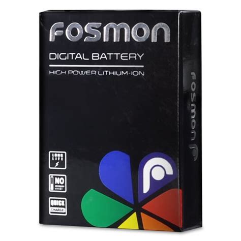 Fosmon Mah V High Capacity Nikon En El Replacement Lithium Li