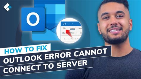 How To Fix Outlook Error Cannot Connect To Server Solutions Youtube