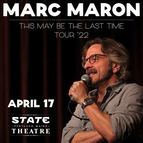 Marc Maron at State Theatre Portland - Portland Old Port: Things To Do ...