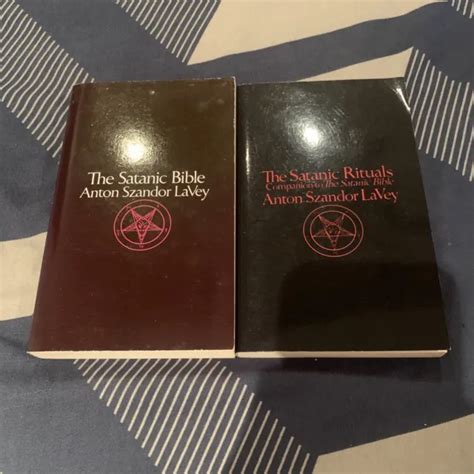 The Satanic Bible And The Satanic Rituals Anton Szandon Lavey Books