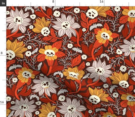 Xl Halloween Cottagecore Linen And Fabric Spoonflower