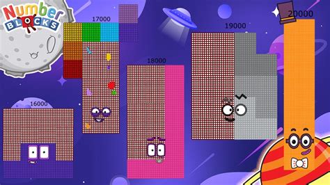 Numberblocks Comparison Big Number 16 000 To 20 000Biggest