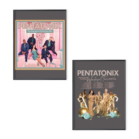 Pentatonix Winter 2023 Tour Poster Set, Pentatonix Band Poster Set sold ...